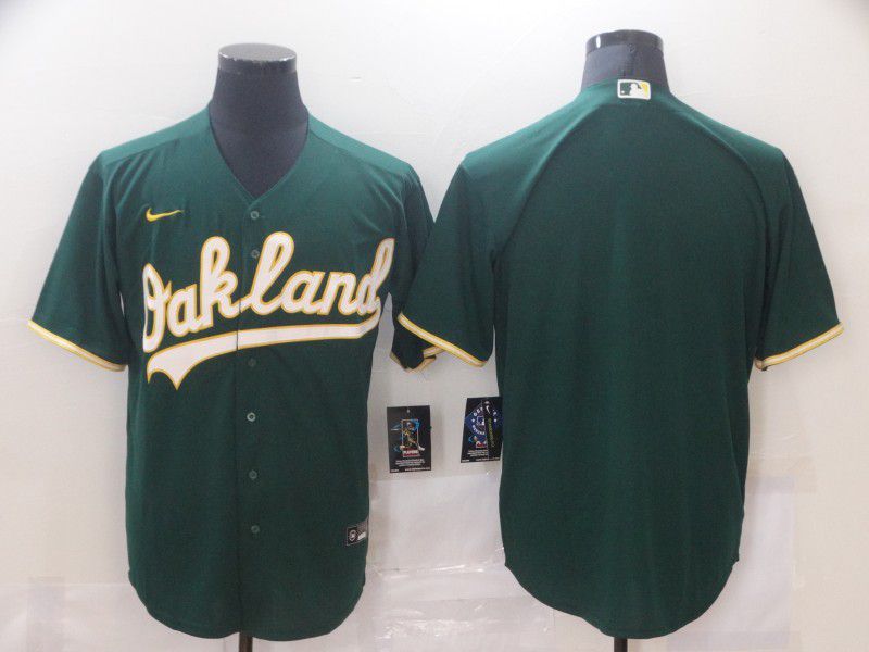 Men Oakland Athletics Blank Green Game Nike MLB Jerseys->washington nationals->MLB Jersey